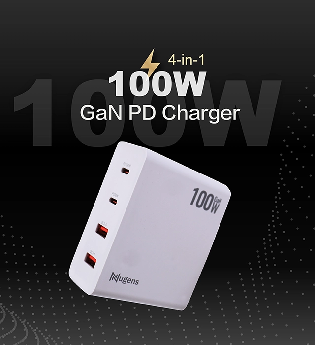 Nugens 100W GaN PD ChargerBanner-mobile