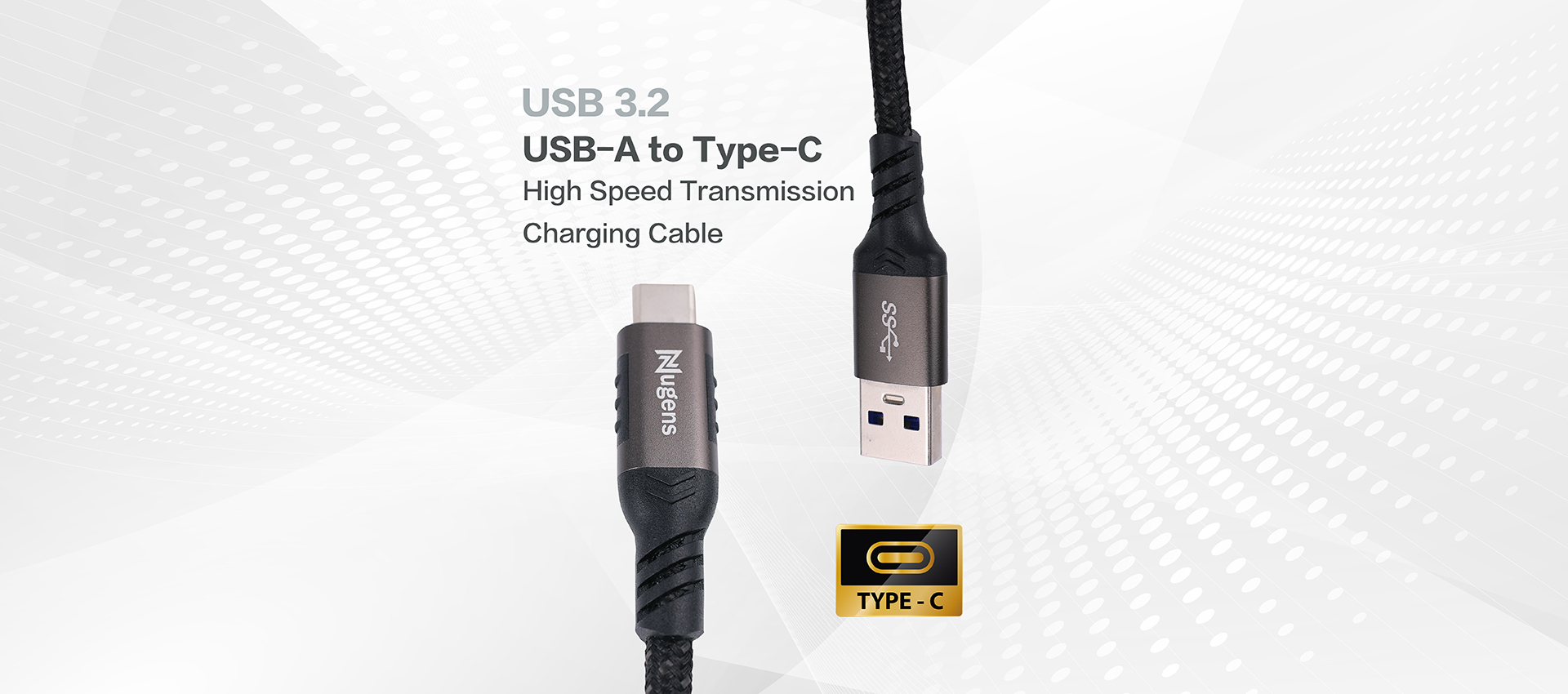 Type-A to C Charging Cable Banner