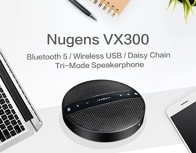 Bluetooth 5 / Wireless USB / Daisy Chain Tri-Mode Speakerphone