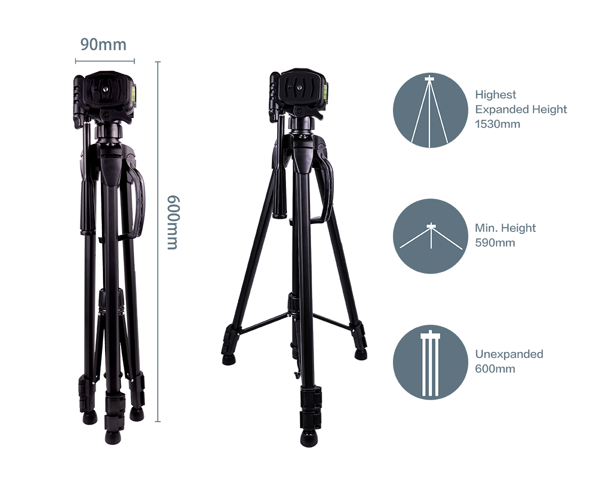 Aluminum Alloy Professional Tripod Description