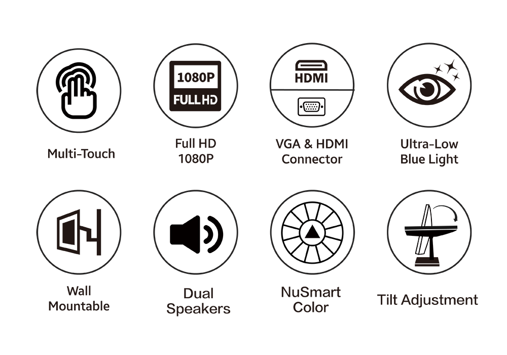 24 LED Touch Screen Monitor