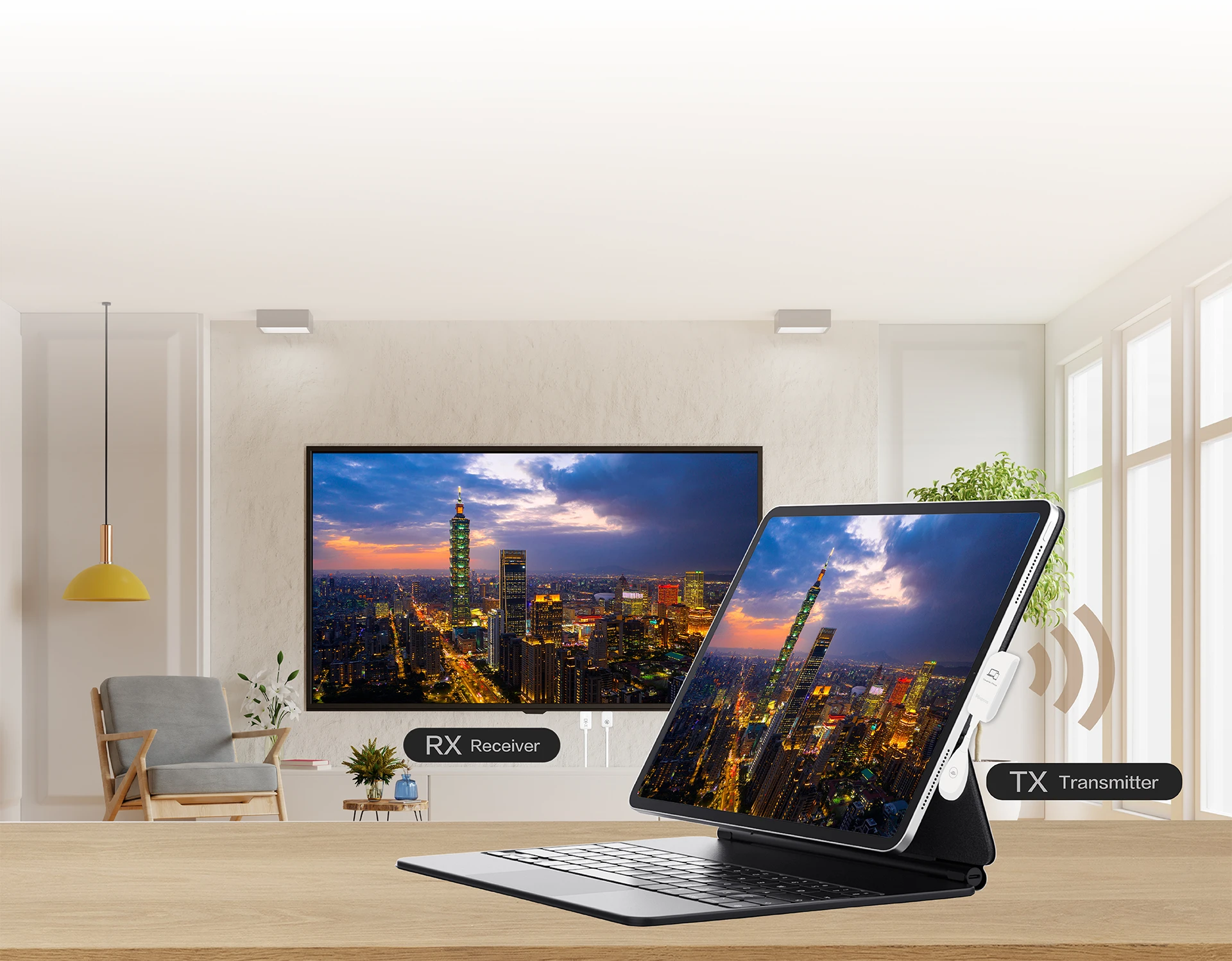 Type-C to HDMI Wireless Extender Connect iPad