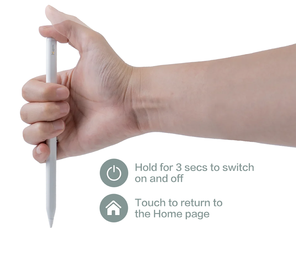 Bluetooth magnetic stylus switch and return to Home demo