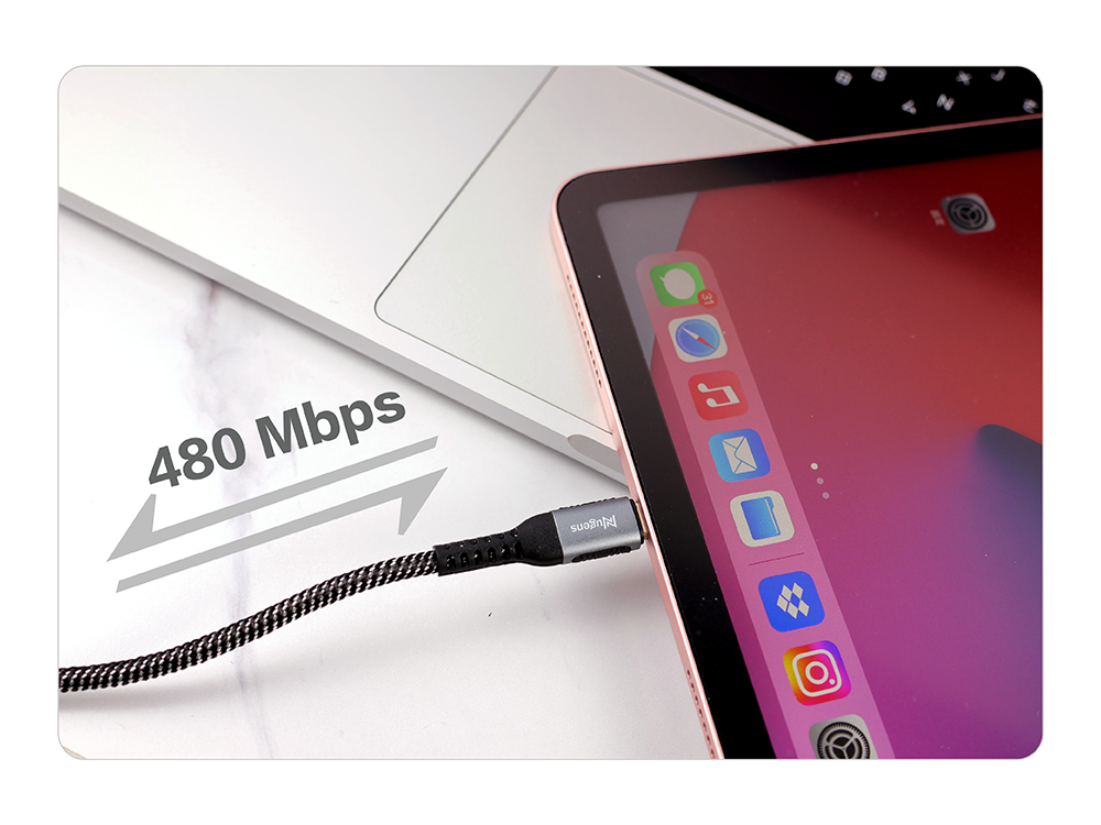 Notebook,Pad use Nugens Type-C to C Cable Transmission